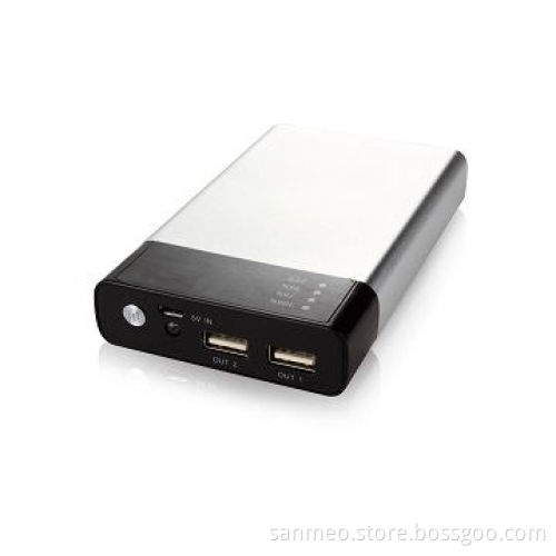 High Actual Volume Dual USB Portable Power Bank, 11,000mAh, High Transfer Efficiency